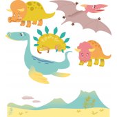 Dinosaur Set Wall Stickers