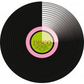 Disco Disk Wall Stickers