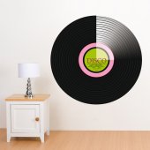 Disco Disk Wall Stickers