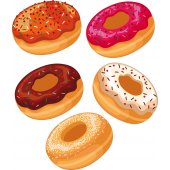 Donuts Set Wall Stickers