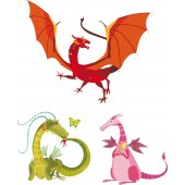 Dragon Set Wall Stickers