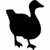 Duck Chalkboard / Blackboard Wall Stickers