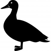 Duck Chalkboard / Blackboard Wall Stickers