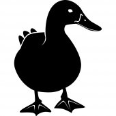 Duck Chalkboard / Blackboard Wall Stickers