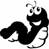 Earthworm - Decal Sticker for Ipad 3