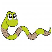 Earthworm Wall Stickers