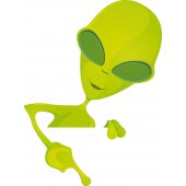 Extraterrestrial Wall Stickers