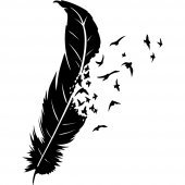 Feather Wall Stickers