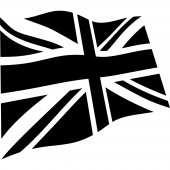 Flag United Kingdom Wall Stickers