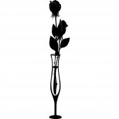 Flower Vase Wall Stickers