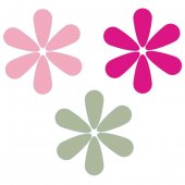 Flowers Set Wall Stickers