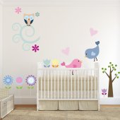 Flowers Set Wall Stickers