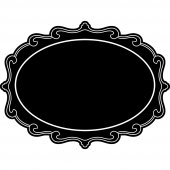 Frame - Chalkboard / Blackboard Wall Stickers