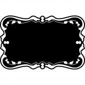 Frame - Chalkboard / Blackboard Wall Stickers