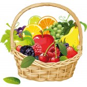 Fruit Basket Wall Stickers