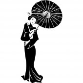 Geisha Wall Stickers