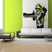 Ghetto Warriors Wall Stickers