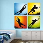 Goalkeeper Wall Stickers