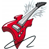 Guitar Wall Stickers