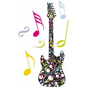 Guitar Wall Stickers