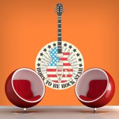 Guitar Wall Stickers