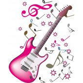 Guitar Wall Stickers