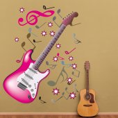 Guitar Wall Stickers