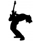 Guitarist Wall Stickers