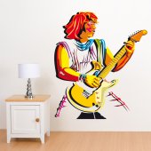 Guitarist Wall Stickers