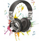 Headphones Wall Stickers