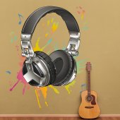 Headphones Wall Stickers