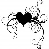 Heart Wall Stickers