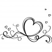 Heart Wall Stickers