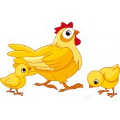 hen Wall Stickers