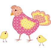 hen Wall Stickers