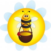 Honey Bee Wall Stickers