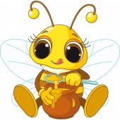 Honey Bee Wall Stickers