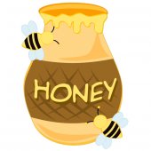 Honey Bees Wall Stickers