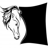 Horse - Chalkboard / Blackboard Wall Stickers