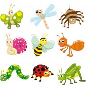 insect Set Wall Stickers