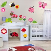 Insect Set Wall Stickers