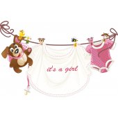 it's a girl Wall Stickers