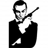 James Bond Wall Stickers