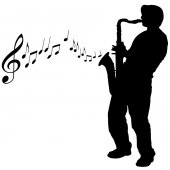 Jazzman Wall Stickers