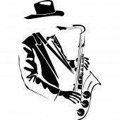 Jazzman Wall Stickers