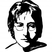 John Lennon Wall Stickers