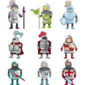 Knights Set Wall Stickers