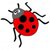 Ladybug Wall Stickers