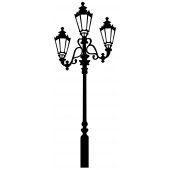 Lamp Post Wall Stickers