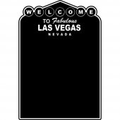 Las Vegas - Chalkboard / Blackboard Wall Stickers
